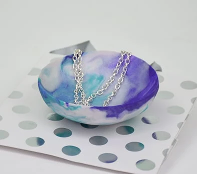 Sculpey III® Marbled Ring Dish