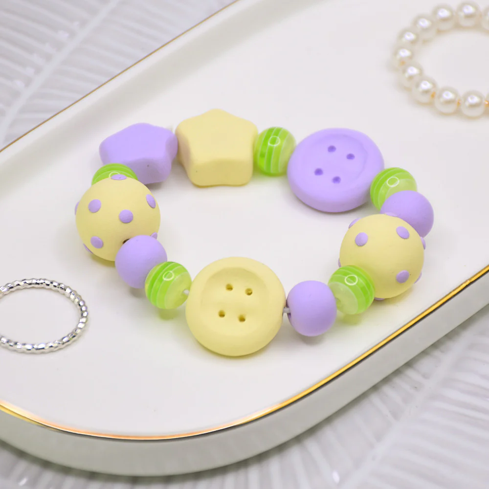 Sculpey III® Sugar Cookie Beaded Bracelet