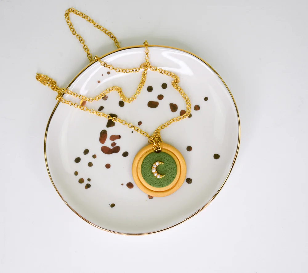 Sculpey Premo™ Moon Coin Pendant