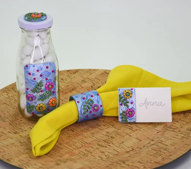 Sculpey Premo™ Floral Slab Milk Bottle - Image 2