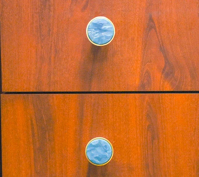 Sculpey Soufflé™ Seawater Sparkle Drawer Knobs