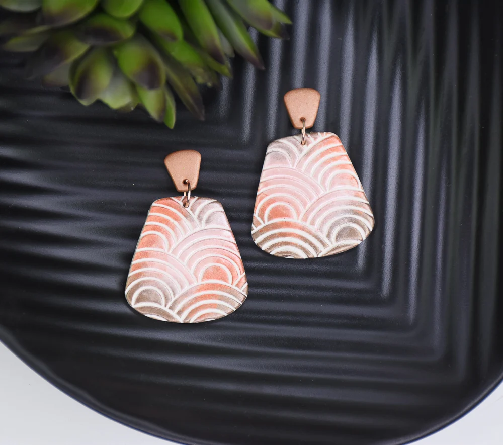 Sculpey Soufflé™ Textured Earrings